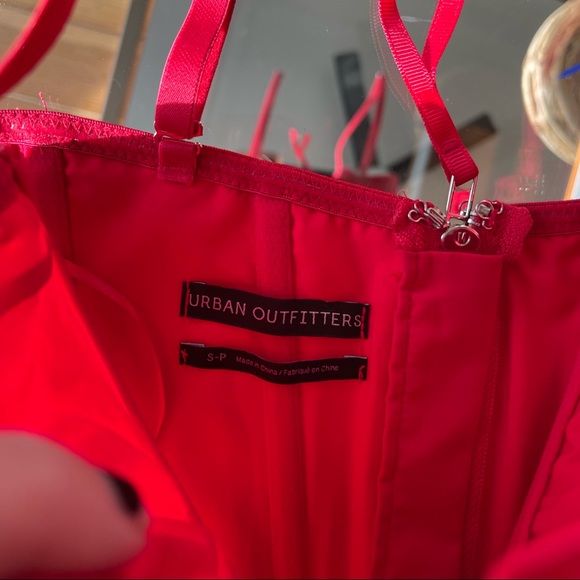Urban Outfitters red corset top - Picture 2 of 2